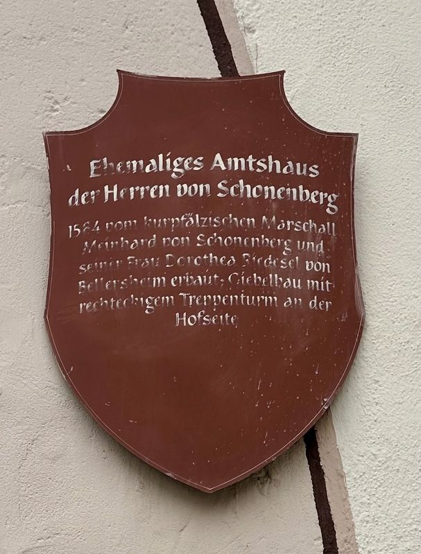 Ehemaliges Amtshaus / Former Administrative Building Marker image. Click for full size.