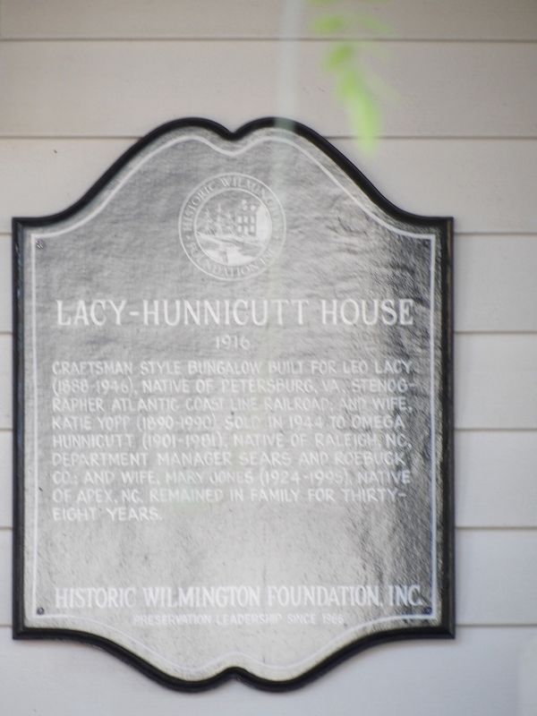 Lacy-Hunnicutt House Marker image. Click for full size.
