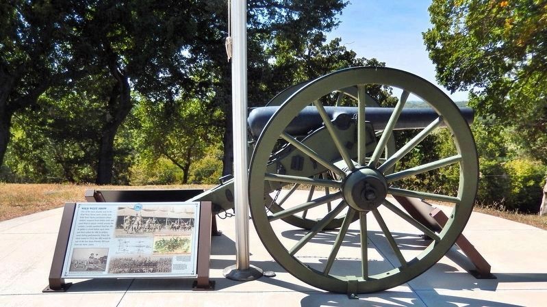 Wild West Show Marker. Click for full size. Wild West Show Marker image. Click for full size.