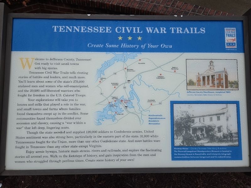 Tennessee Civil War Trails Marker image. Click for full size.