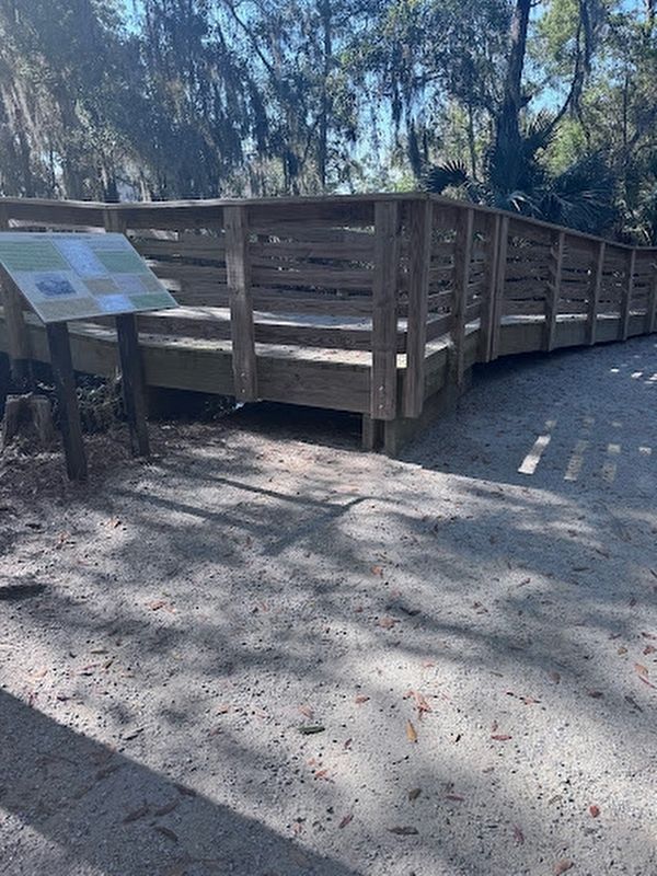 Marker with Boardwalk. Click for full size. Marker with Boardwalk image. Click for full size.