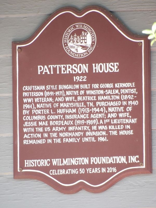 Patterson House Marker image. Click for full size.