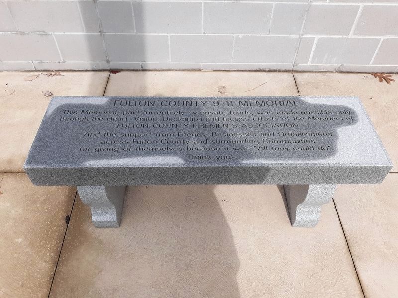 Fulton County 9-11 Memorial image. Click for full size.