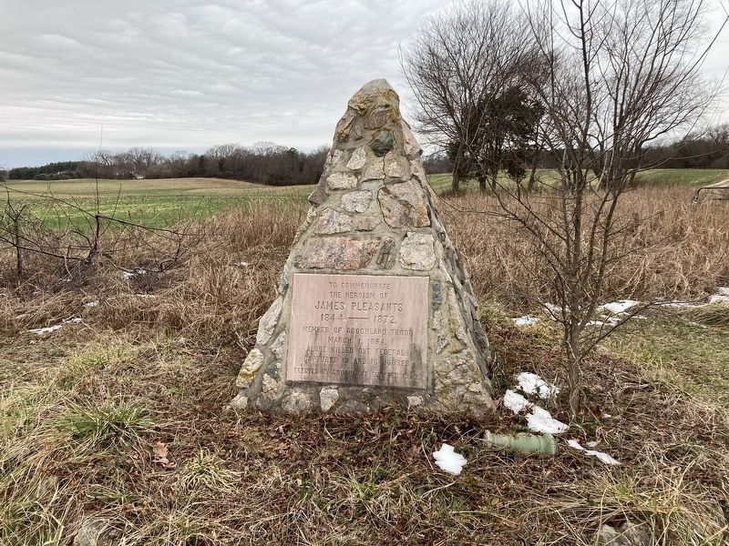 James Pleasants Marker. Click for full size. James Pleasants Marker image. Click for full size.