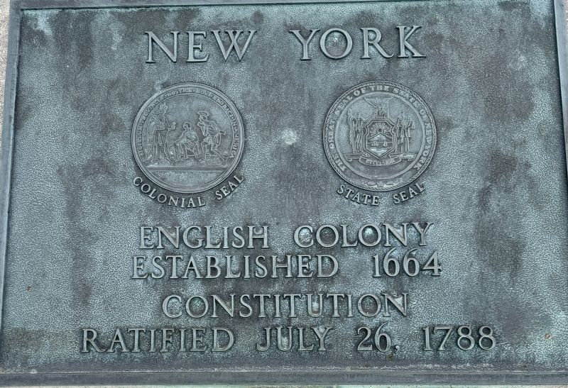 New York Marker image. Click for full size.