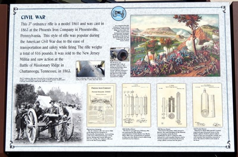 Civil War Marker image. Click for full size.