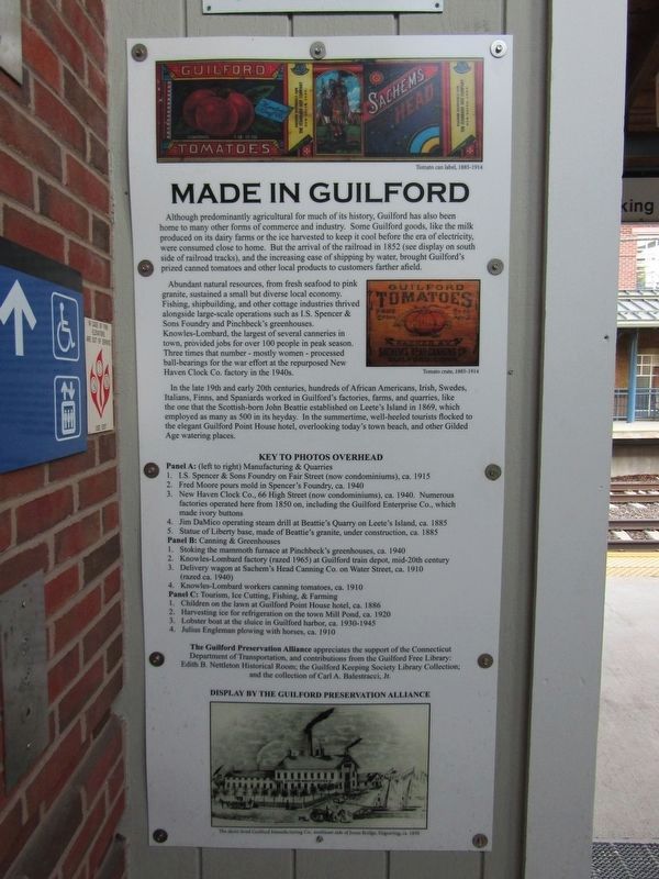 Made In Guilford Marker image. Click for full size.