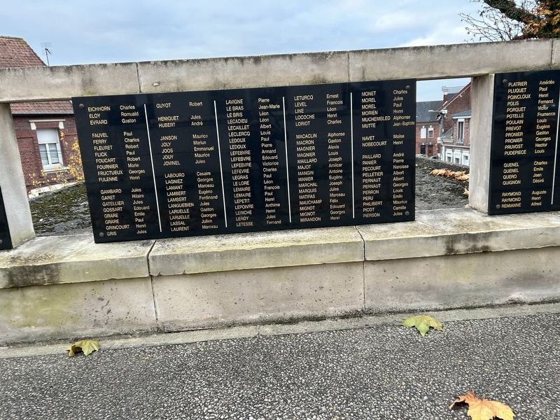 Albert A ses Morts Marker image. Click for full size.