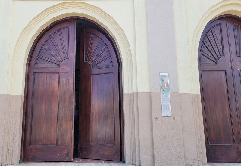 The entrance to the Cathedral of Saint Philip the Apostle and Marker. Click for full size. The entrance to the Cathedral of Saint Philip the Apostle and Marker image. Click for full size.