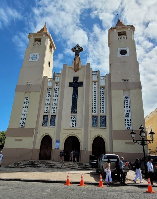 The facade of the Cathedral of Saint Philip the Apostle. Click for full size. The facade of the Cathedral of Saint Philip the Apostle image. Click for full size.
