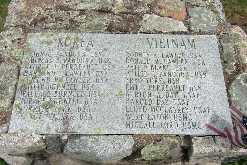 Brownfield Korea & Vietnam Memorial. Click for full size. Brownfield Korea & Vietnam Memorial image. Click for full size.