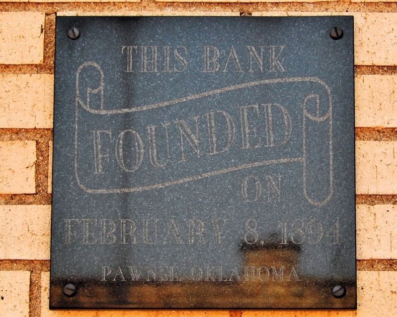 This Bank Founded on February 8, 1894 Marker image. Click for full size.