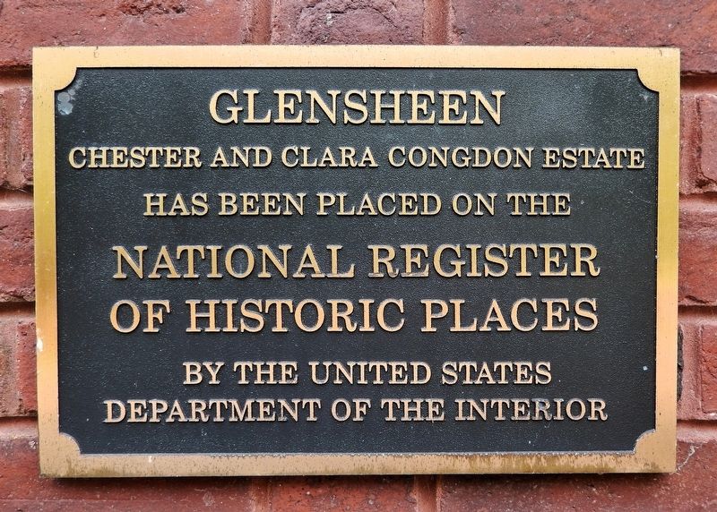 Glensheen Marker. Click for full size. Glensheen Marker image. Click for full size.