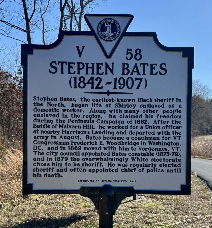 Stephen Bates Marker. Click for full size. Stephen Bates Marker image. Click for full size.