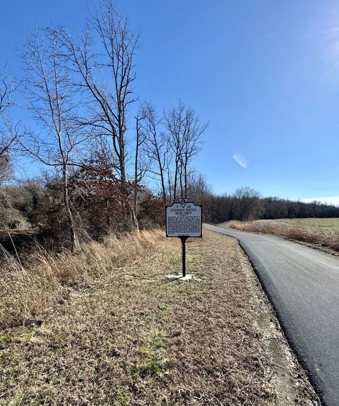 Stephen Bates Marker. Click for full size. Stephen Bates Marker image. Click for full size.