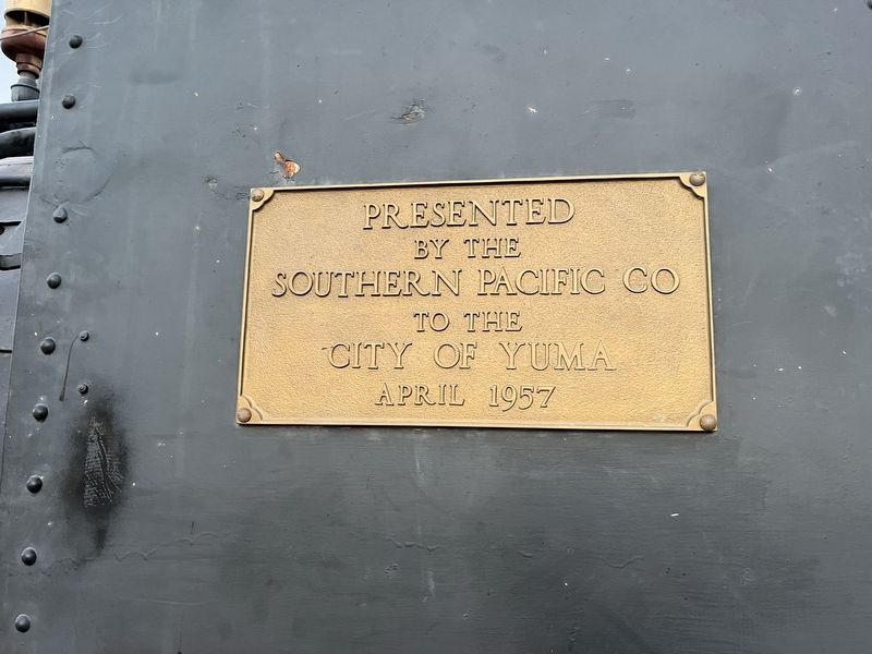 Southern Pacific Engine No. 2521 Marker. Click for full size. Southern Pacific Engine No. 2521 Marker image. Click for full size.