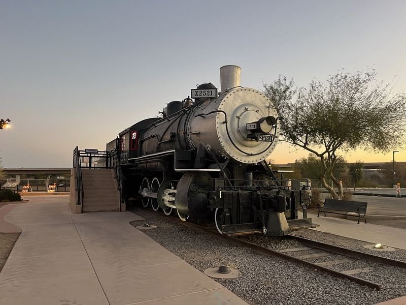 Southern Pacific Engine No. 2521 Marker. Click for full size. Southern Pacific Engine No. 2521 Marker image. Click for full size.