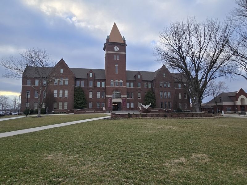 Full front view of Memorial Hall image. Click for full size.