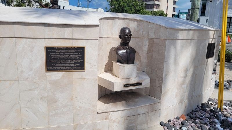 Hon. William Warren Conolly Statue and Marker image. Click for full size.
