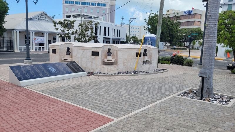 The view of the marker (center) along the street image. Click for full size.