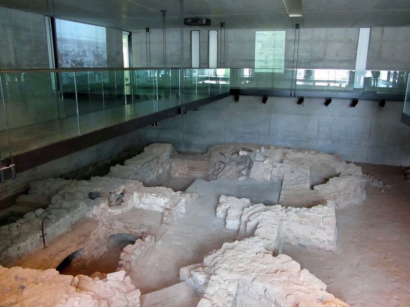 Preserved remains of the synagogue image. Click for full size.
