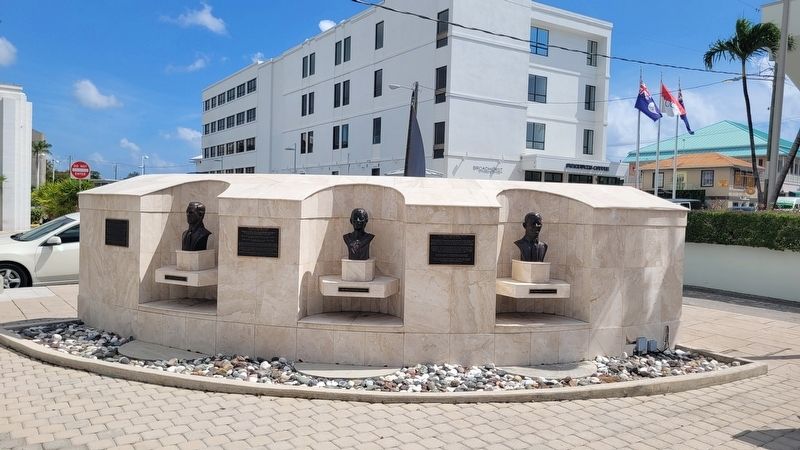The view of the marker (middle) from the park image. Click for full size.