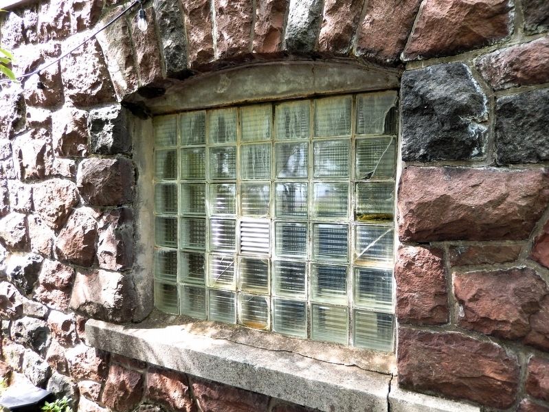 Window with Original Glass Blocks image. Click for full size.