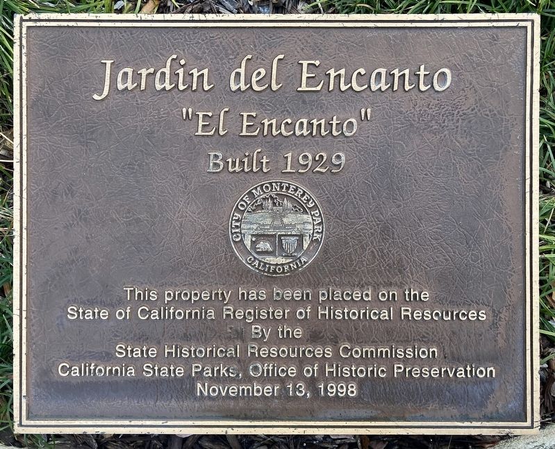 Jardin del Encanto Marker image. Click for full size.