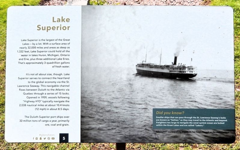 Lake Superior Marker image. Click for full size.