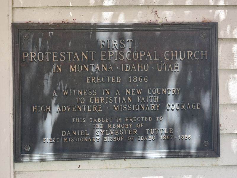First Protestant Episcopal Church Marker. Click for full size. First Protestant Episcopal Church Marker image. Click for full size.