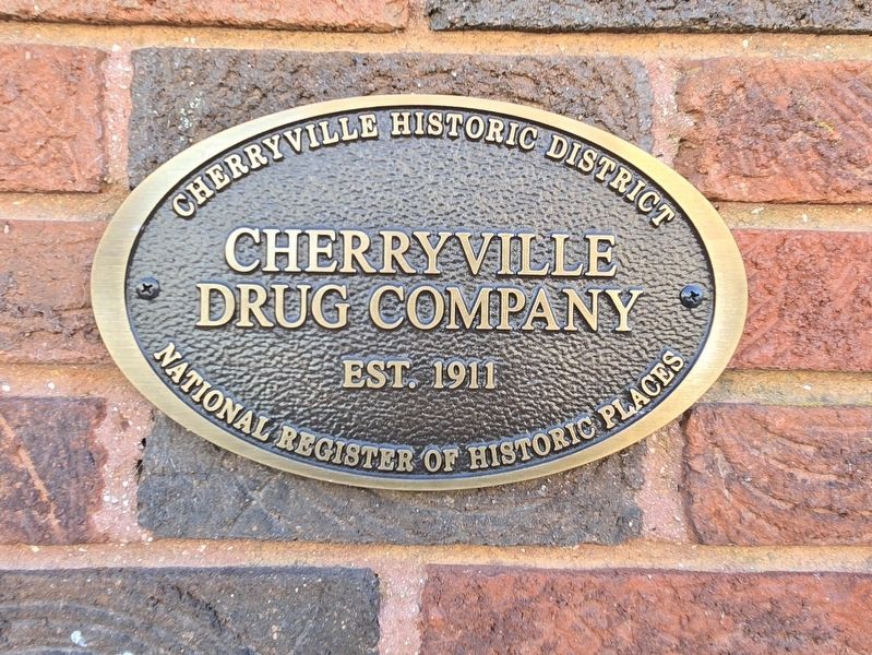 Cherryville Drug Company Marker image. Click for full size.
