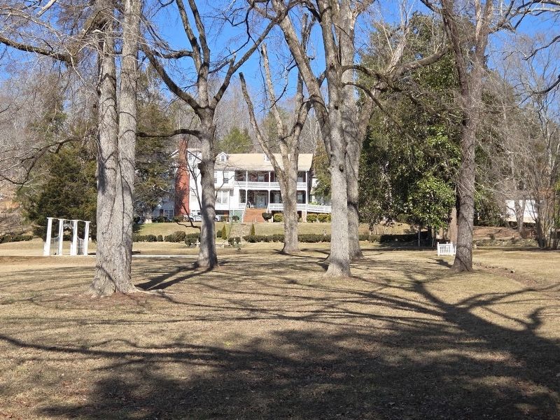 Green River Plantation House in the distance. Click for full size. Green River Plantation House in the distance image. Click for full size.