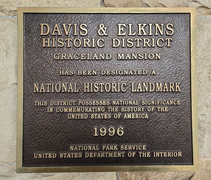 Davis & Elkins Historic District Marker. Click for full size. Davis & Elkins Historic District Marker image. Click for full size.