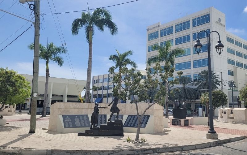 The view of the Steps to Equality Marker from the street image. Click for full size.