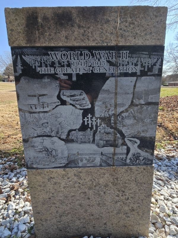 World War II Memorial Marker. Click for full size. World War II Memorial Marker image. Click for full size.