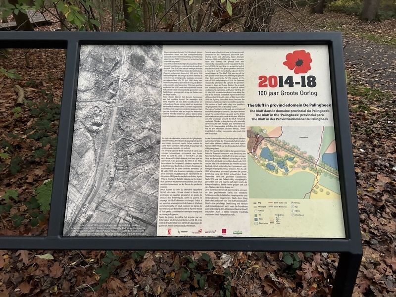 The Bluff in the 'Palingbeek' provincial park Marker image. Click for full size.