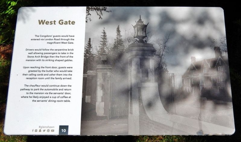 West Gate Marker. Click for full size. West Gate Marker image. Click for full size.