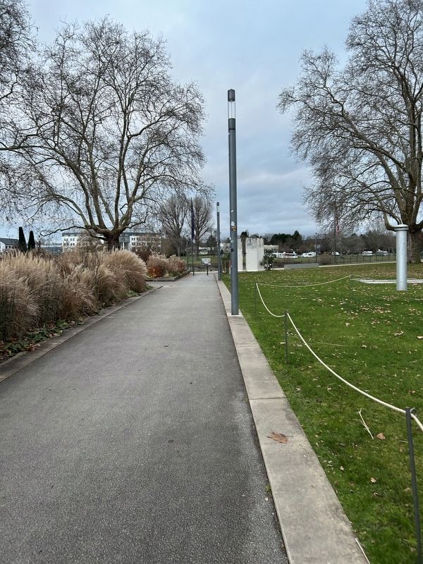 Looking Towards the River and the Marker image. Click for full size.