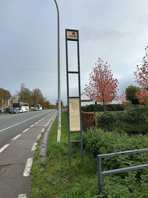 Hooge Crater Cemetery Marker. Click for full size. Hooge Crater Cemetery Marker image. Click for full size.