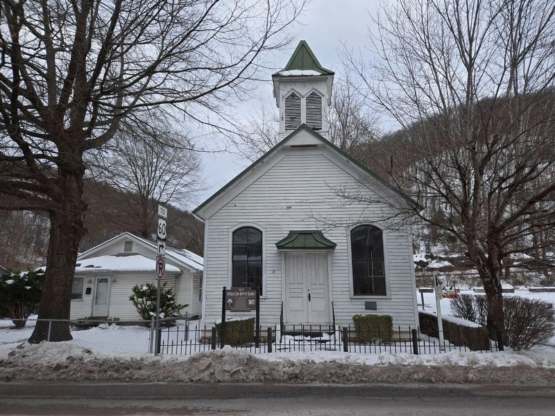 African Zion Baptist Church and Marker. Click for full size. African Zion Baptist Church and Marker image. Click for full size.