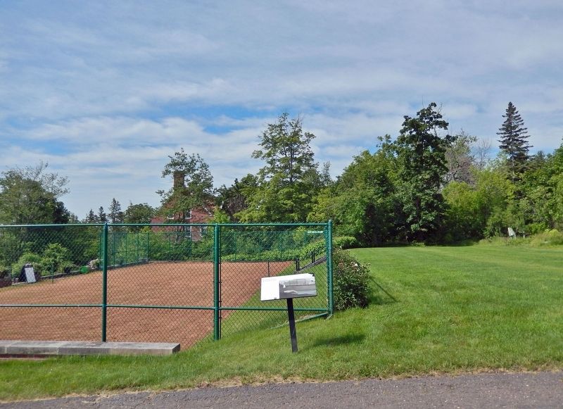 Bowling Green & Tennis Court Marker. Click for full size. Bowling Green & Tennis Court Marker image. Click for full size.