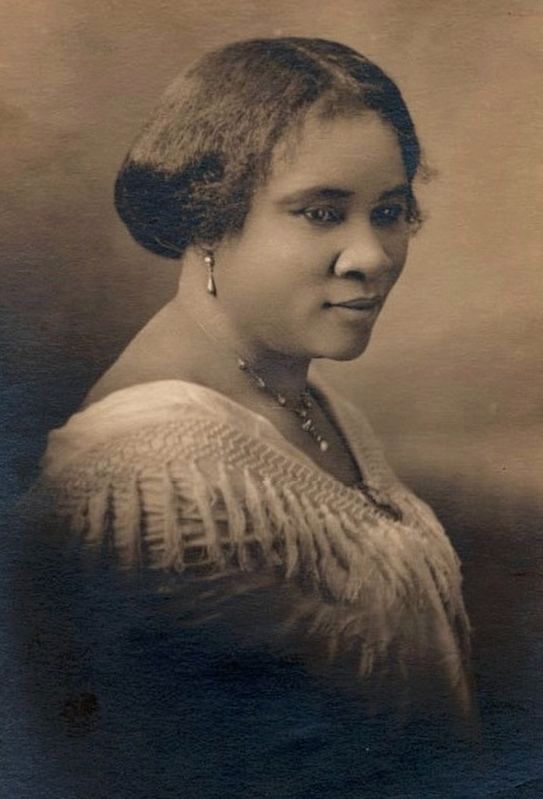 Madam C.J. Walker image. Click for full size.