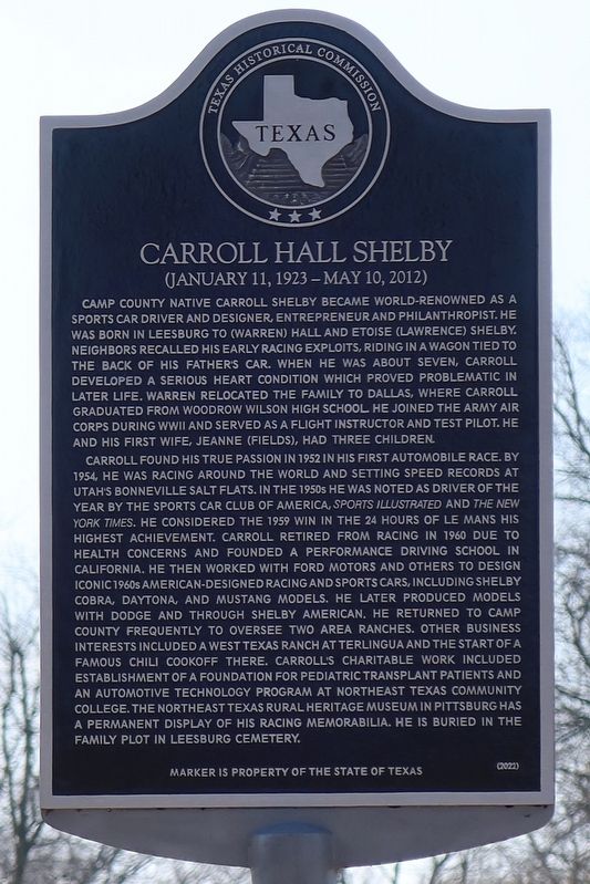 Carroll Hall Shelby Marker image. Click for full size.