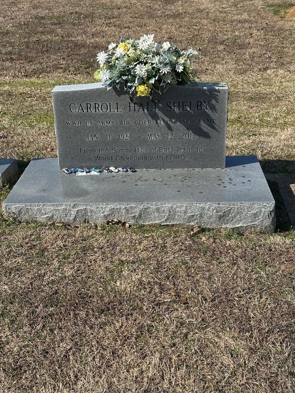 Carroll Hall Shelby Gravesite image. Click for full size.
