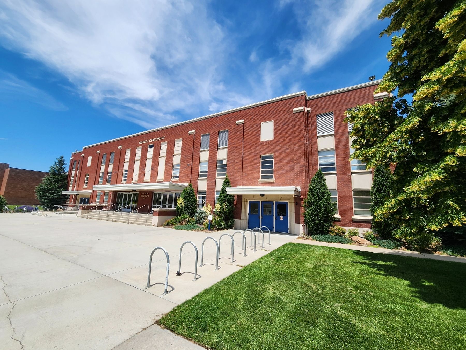 Bronco Gymnasium Marker image. Click for full size.