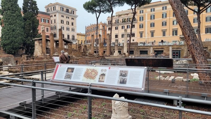 The view of the Topographical Overview Marker in the Largo Argentina. Click for full size. The view of the Topographical Overview Marker in the Largo Argentina image. Click for full size.