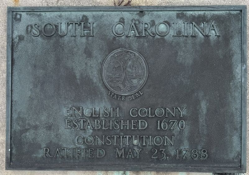 South Carolina Marker. Click for full size. South Carolina Marker image. Click for full size.