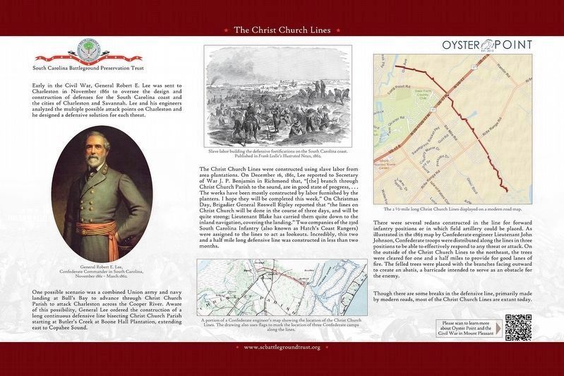 The Christ Church Lines Marker. Click for full size. The Christ Church Lines Marker image. Click for full size.