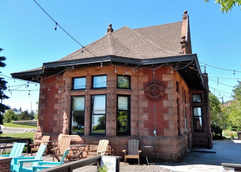 Endion Station (<i>east elevation</i>) image. Click for full size.