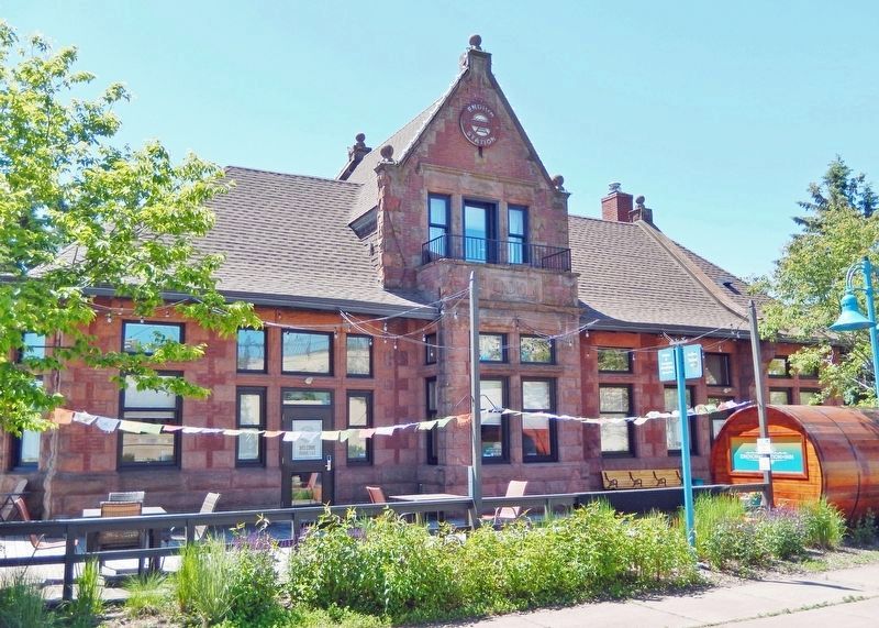 Endion Station (<i>north elevation</i>) image. Click for full size.